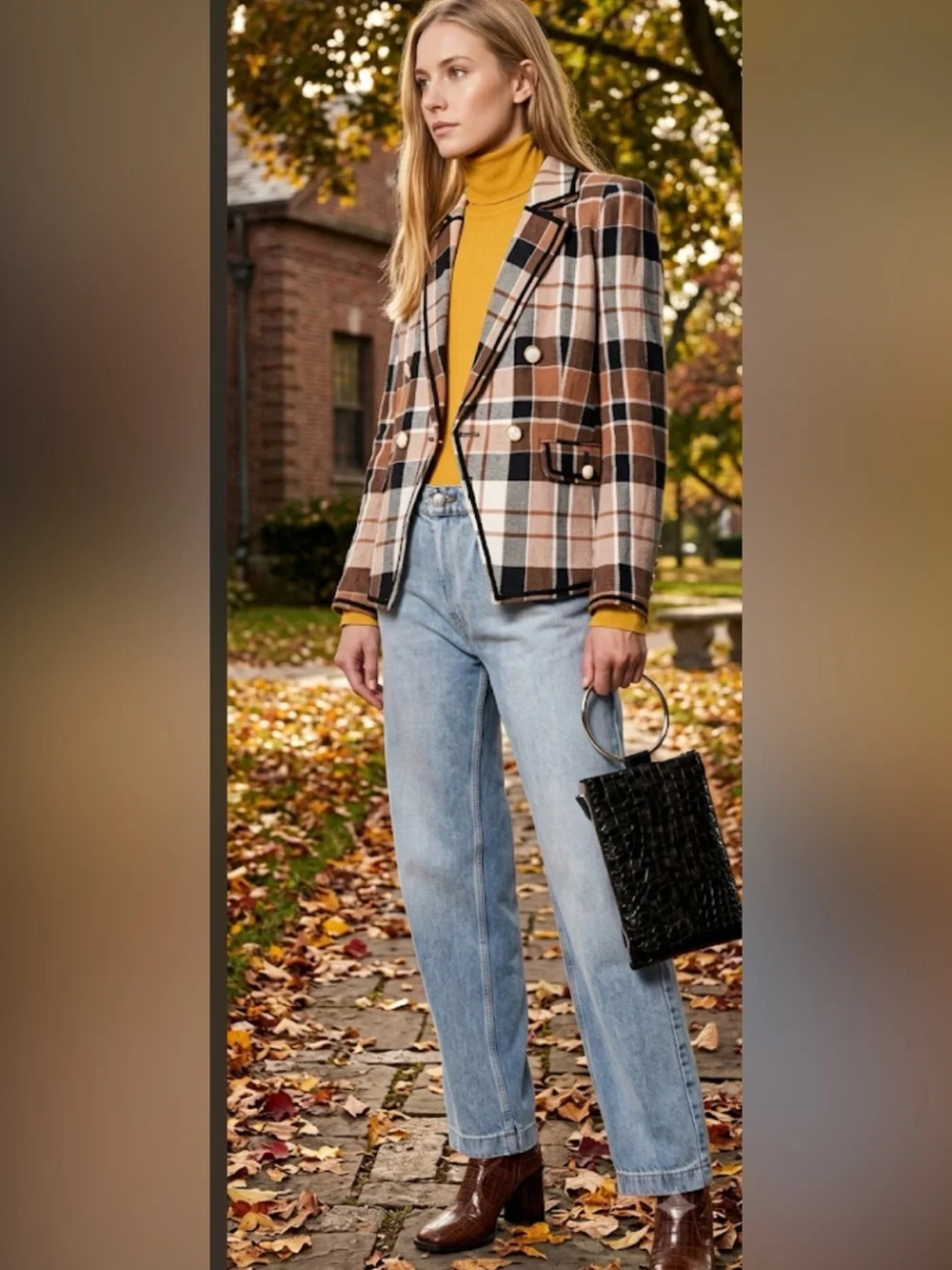 Veronica Beard Utah Dickey Blazer Plaid Jacket Size 0